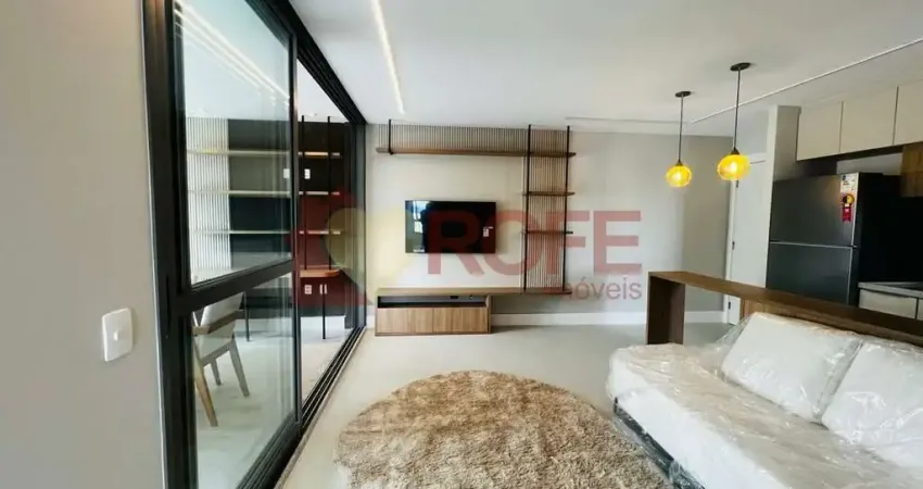 Apartamento para locação mobiliado no brooklin, 74 m², 2 suites , 1 vaga, lazer completo