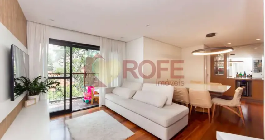 Apartamento com 3 dormitórios, 1 suíte, 2 vagas e com 118m² - Moema