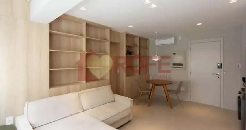 Apartamento para alugar com 44m² Mobiliado com 1 quarto e sem vaga.