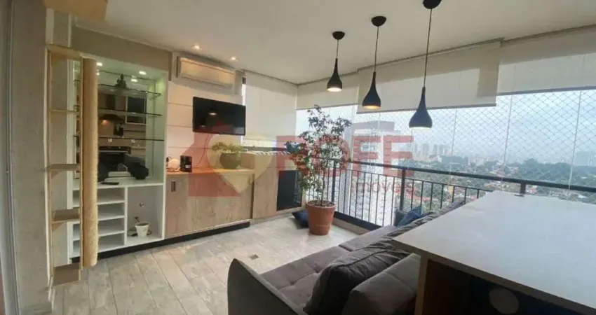 Apto à venda com varanda gourmet na Vila Mascote - 89m² 3 dorms 1 suíte 2 vagas - Todo reformado