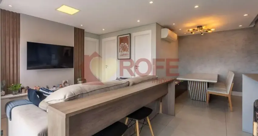 Apto todo reformado 3 dorms 1 suíte 1 vaga 65m² com ar-condicionado - Vila Mascote