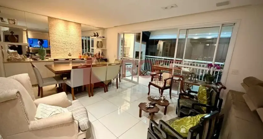 Apartamento com 3 dormitórios mobiliado para alugar, 121 m² - Campo Belo - São Paulo/SP