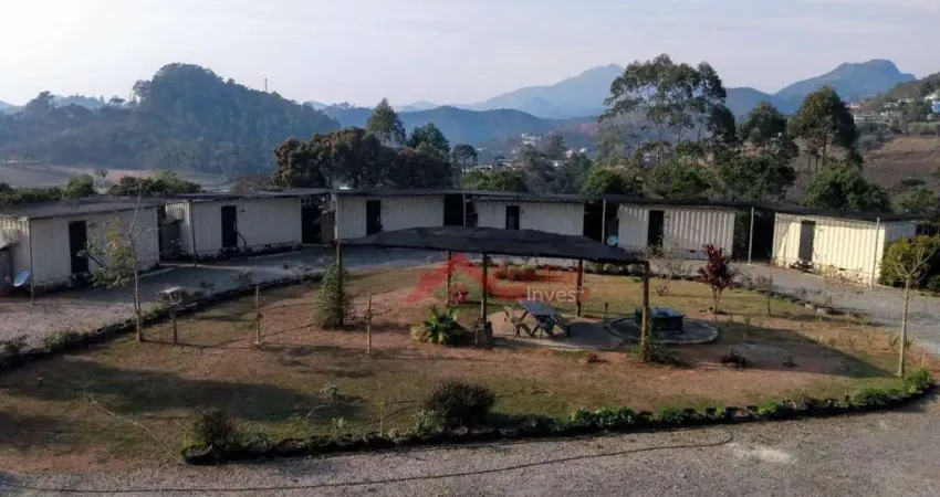 Pousada com 6 dormitórios à venda, 200 m² por r$ 1.200.000,00 - campo do coelho - nova friburgo/rj