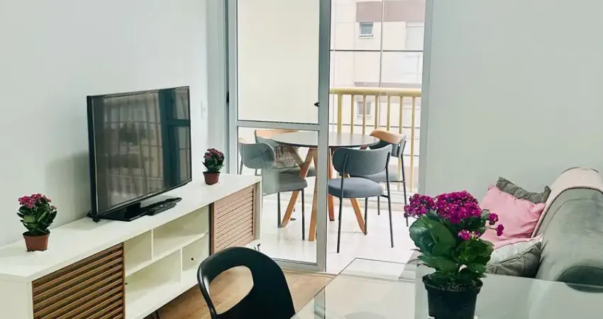 Apto mobiliado de 40m2, 1 dorm, 1 vaga a 8 min do Shop. Morumbi, SP