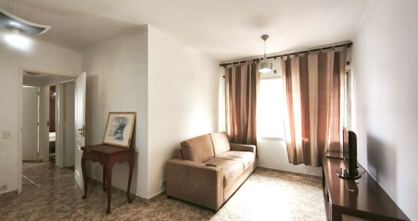 Apto Mobiliado com 72 m2 3 dorms. 2 banheiros, 1 vg no Brooklin, SP