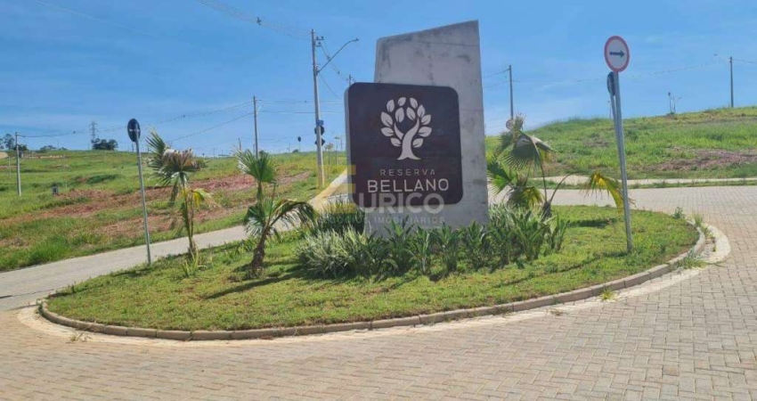 Terreno à venda no Residencial Reserva Bellano em Itatiba/SP