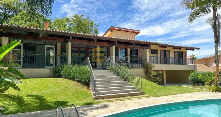 Casa de Luxo com 4 Suítes à Venda no Condomínio Marambaia- Vinhedo SP