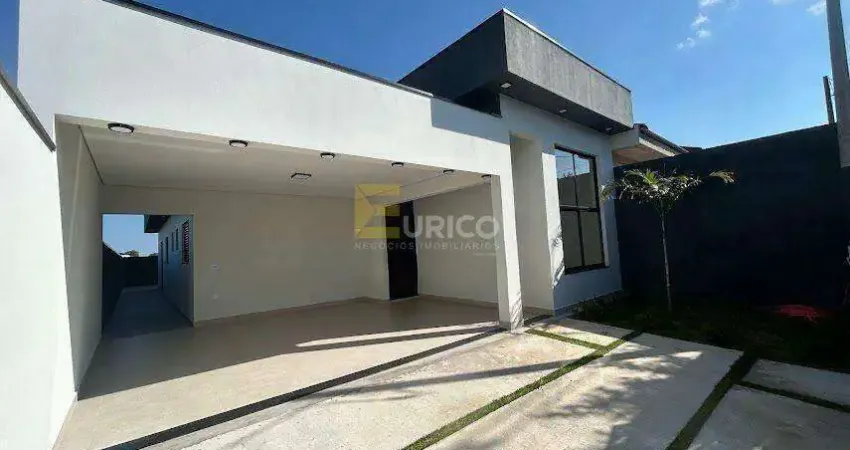 Casa nova e térrea 3 suites - residencial capivari - louveira