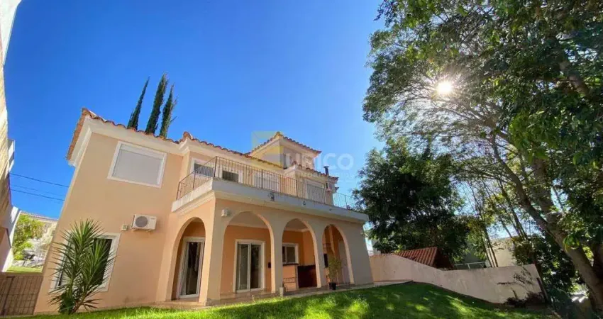 Casa p/ locação com estilo toscano no condomínio paturis - vinhedo- sp