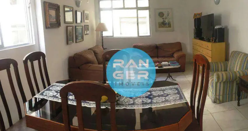 Apartamento com 2 dormitórios à venda, 90 m² por R$ 550.000,00 - Boqueirão - Santos/SP