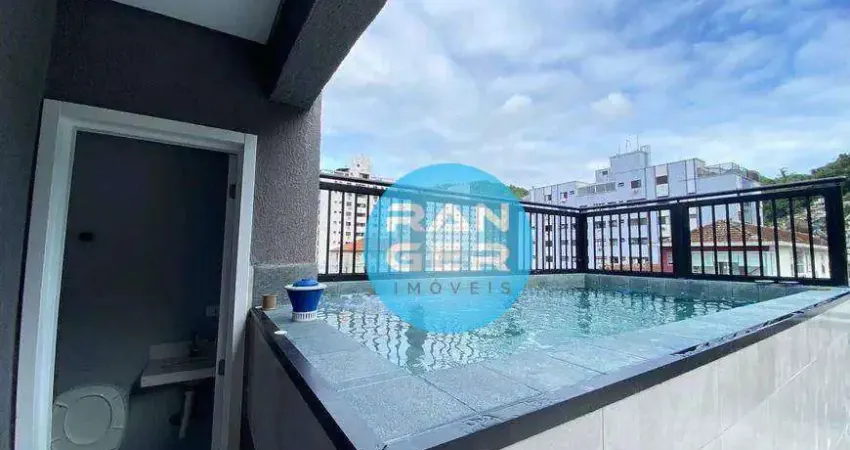 Casa com 2 quartos à venda na Rua Alberto Veiga, 29, Marapé, Santos