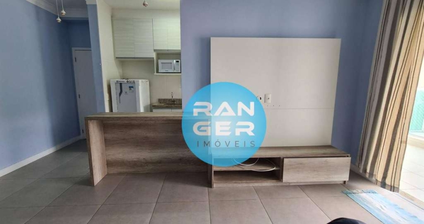 Apartamento com 2 dormitórios para alugar, 66 m² por R$ 3.800,02 - José Menino - Santos/SP