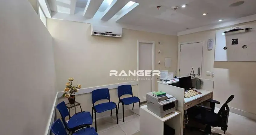 Sala Duplex no The Blue para locação com 2 vagas de garagem - Santos