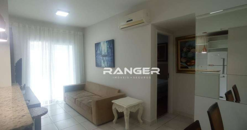 Apartamento com 1 dormitório para alugar, 54 m² por R$ 5.500,00/mês - Gonzaga - Santos/SP