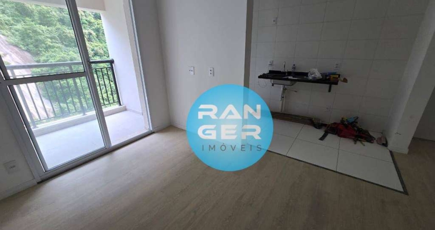Apartamento com 2 dormitórios para alugar, 64 m² por R$ 4.200,02/mês - Marapé - Santos/SP
