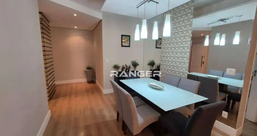 Apartamento com 3 dormitórios à venda, 104 m² por R$ 690.000,00 - Marapé - Santos/SP