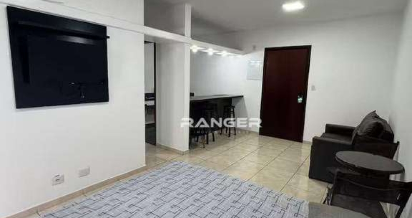 Apartamento com 1 dormitório à venda, 36 m² por R$ 280.000,00 - Centro - São Vicente/SP