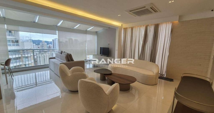 Cobertura com 4 dormitórios à venda, 265 m² por R$ 4.200.000,00 - Gonzaga - Santos/SP
