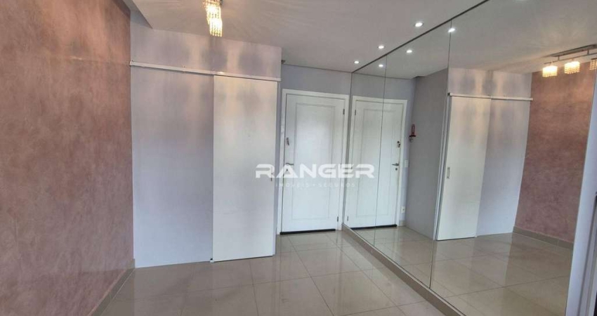 Apartamento com 2 dormitórios para alugar, 64 m² por R$ 4.300,00/mês - Marapé - Santos/SP