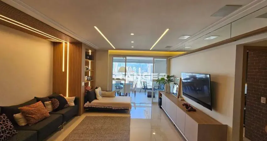 Apartamento com 3 dormitórios, 3 suítes e lazer completo com 122 m²,  à venda por R$ 2.400.000,00 no Bairro Gonzaga em Santos/SP