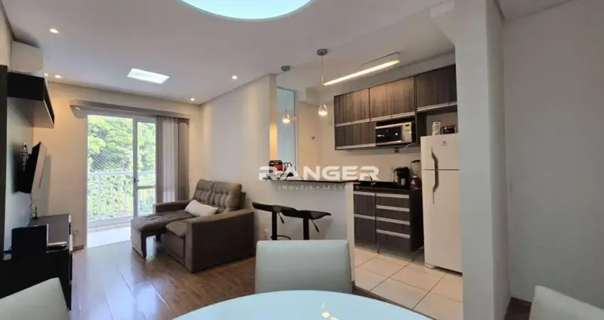 Apartamento todo mobiliado, com 2 dormitórios para alugar por R$ 4.700/mês - Marapé - Santos/SP