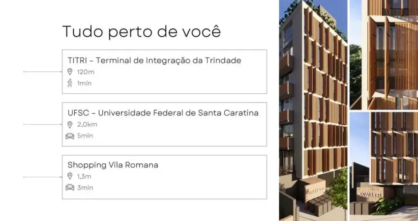 Apartamento para Venda em Florianópolis, Trindade, 1 dormitório, 1 banheiro
