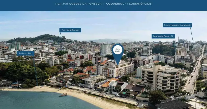 Apartamento para Venda em Florianópolis, Coqueiros, 2 dormitórios, 1 suíte, 1 banheiro, 1 vaga