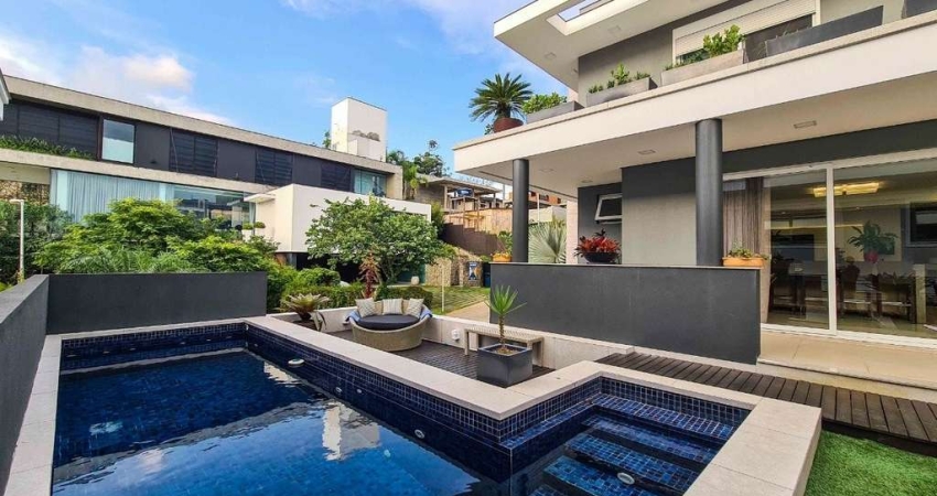 Casa para Venda em Florianópolis, Cacupé, 4 dormitórios, 3 suítes, 4 banheiros, 10 vagas
