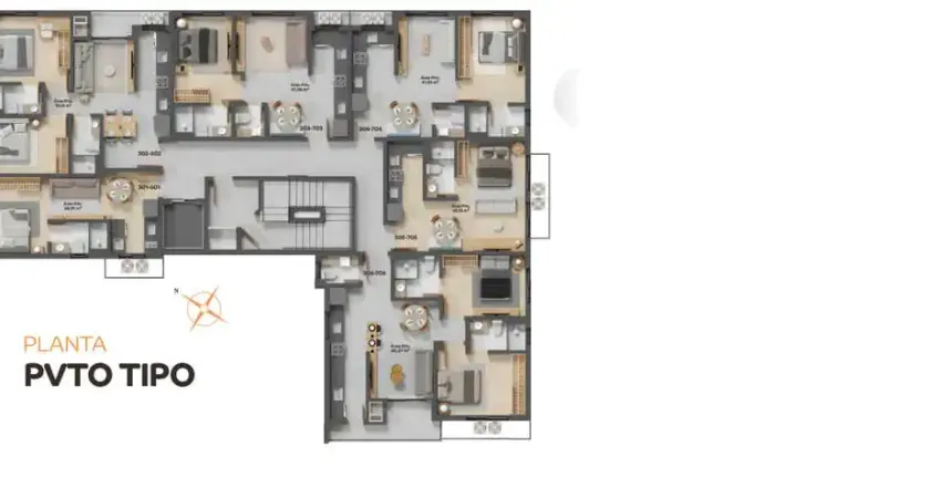 Apartamento com 1 quarto à venda na Rua Jaú Guedes da Fonseca, 369, Coqueiros, Florianópolis