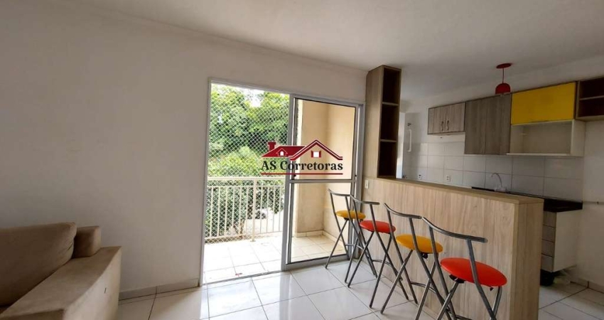Apartamento à venda em Cotia-SP, Jardim Petrópolis: 2 quartos, 1 sala, 1 banheiro, 1 vaga, 60m² de área
