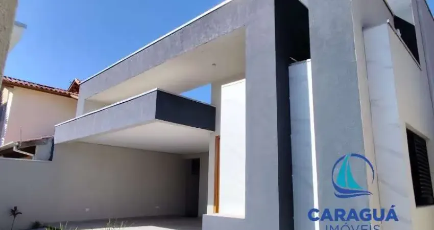 Casa nova e moderna, Pontal Santa Marina, Caraguatatuba, 3 dormitórios, 1 suíte
