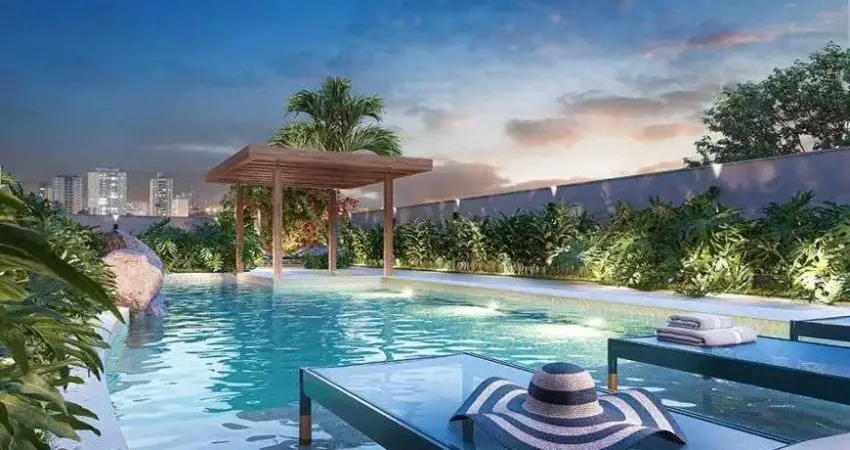 Imóvel 57m² - 2 dormitórios - sendo 1 suíte e varanda gourmet - 1 vaga - próximo a estação brooklin