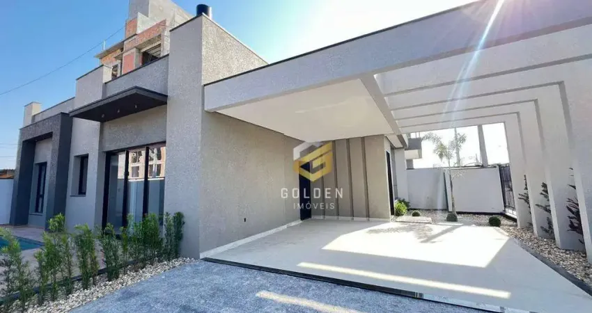 Casa com 3 dormitórios à venda, 155 m² por r$ 1.350.000,00 - galápagos  - tijucas/sc