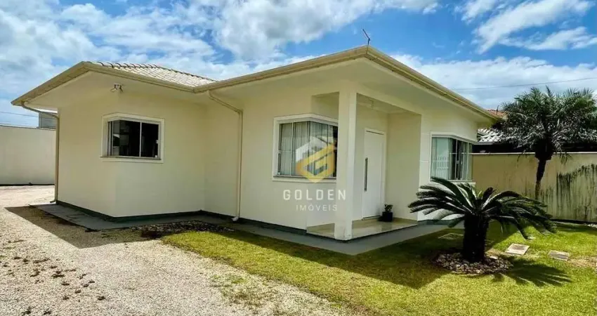 Casa com 3 dormitórios em terreno com 360 m² por r$ 849.000 - mata atlântica - tijucas/sc