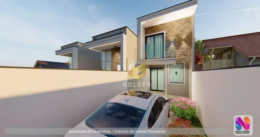 Sobrado com 2 dormitórios à venda, 72 m² por r$ 445.000 - joia - tijucas/sc