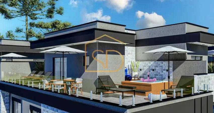 Maravilhoso Sobrado Triplex com 3 quartos 1 suíte, varanda e jazuzzi, 150m², à venda em Curitiba, Cajuru