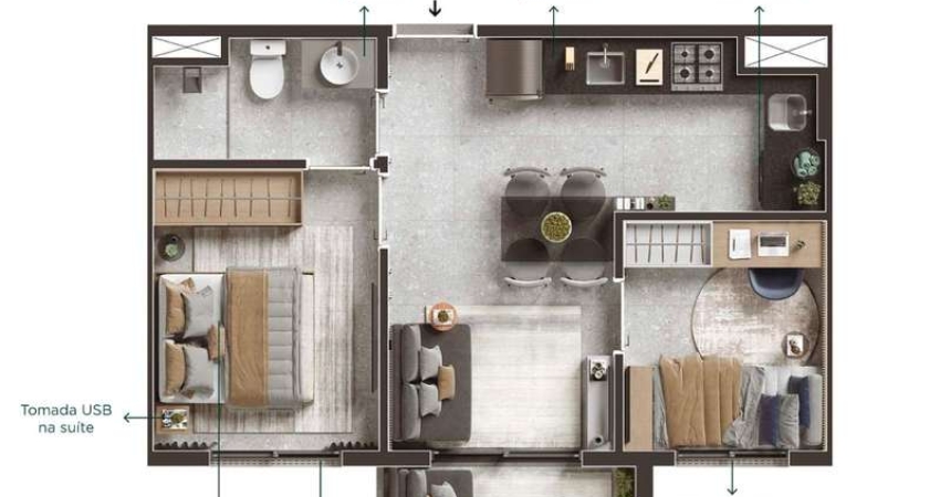 Apartamento com 2 quartos à venda na Rua Constantino de Sousa, 182, Campo Belo, São Paulo
