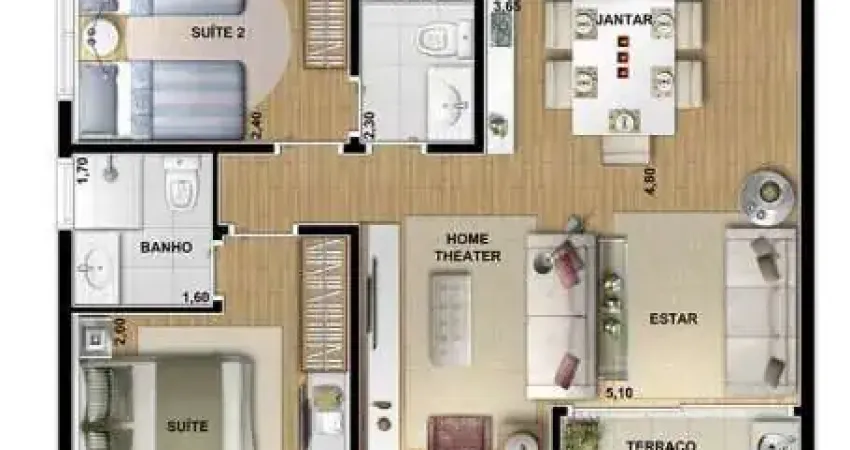 Apartamento com 2 quartos à venda na Rua Nelson Gama de Oliveira, 1361, Vila Andrade, São Paulo