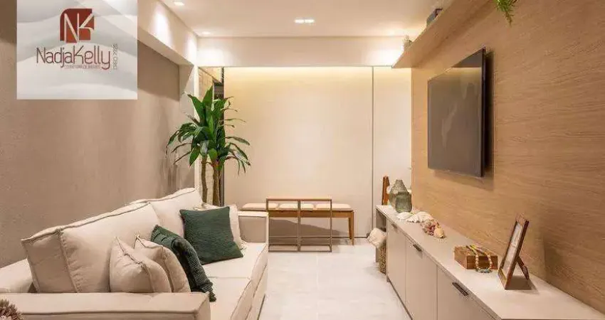 Apartamento com 3 dormitórios à venda, 84 m² por R$ 754.073,25 - Camboinha - Cabedelo/PB