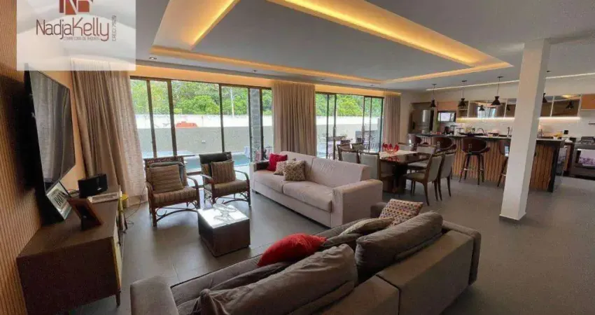 Casa em condomínio fechado  com 5 dormitórios à venda, 400 m² por R$ 2.900.000 - Loteamento Joao Paulo - Cabedelo/PB