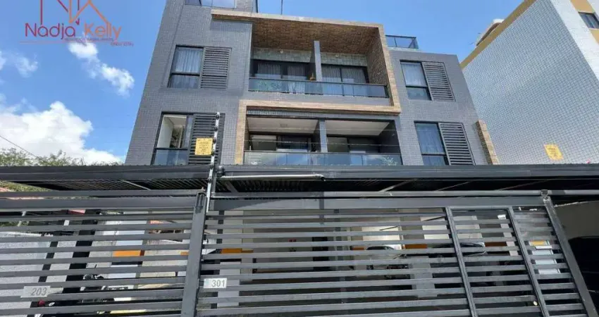 Apartamento MOBILIADO de 50m² com 2 quartos e Beira-mar à venda por R$ 449.999 - Jardim Oceania - João Pessoa/PB