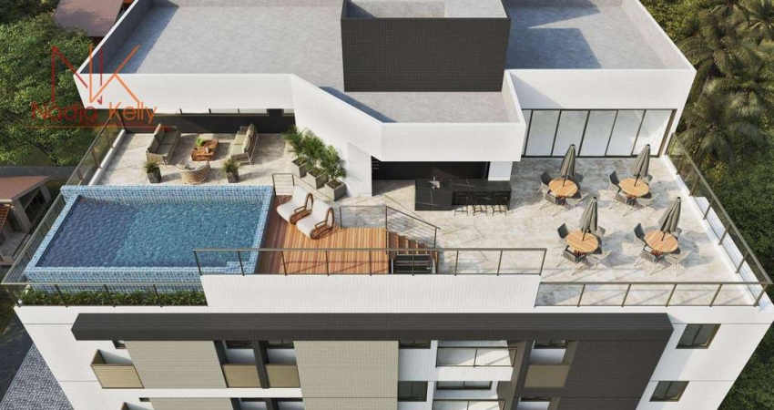 Apartamento com 3 dormitórios à venda, 59 m² por R$ 643.000 - Bessa - João Pessoa/PB