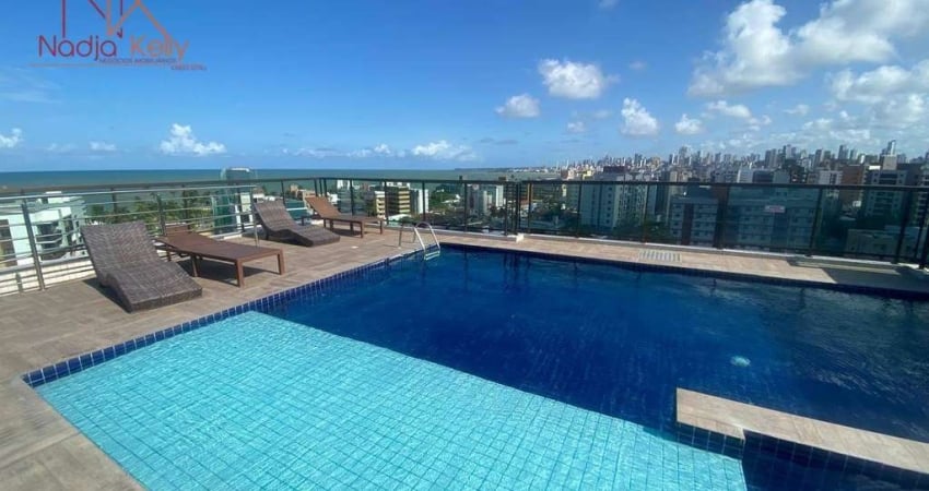 Apartamento com 2 dormitórios para alugar, 65 m² por R$ 4.100,00/mês - Jardim Oceania - João Pessoa/PB