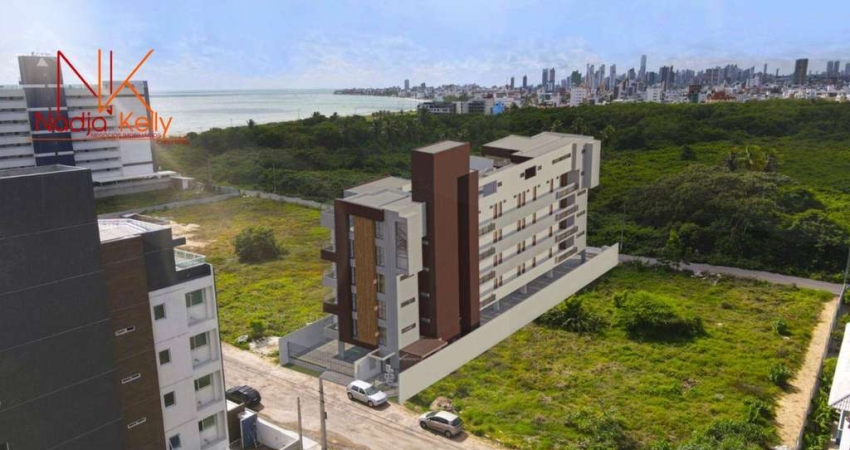 Apartamento com 1 dormitório à venda, 40 m² por R$ 351.606,52 - Intermares - Cabedelo/PB