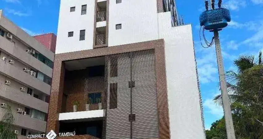 Apartamento com 1 dormitório para alugar, 24 m² por R$ 3.000,00/mês - Tambaú - João Pessoa/PB
