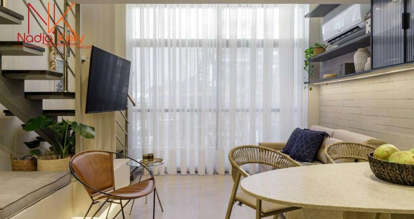 Loft com 1 dormitório para alugar, 60 m² por R$ 4.629,17/mês - Jardim Oceania - João Pessoa/PB