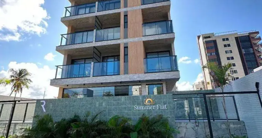 Apartamento com 1 dormitório à venda, 21 m² por r$ 314.900,00 - intermares - cabedelo/pb