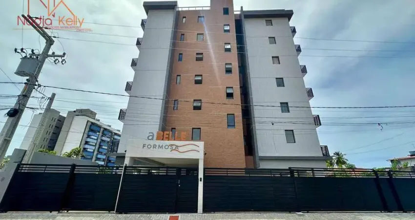 Apartamento com 1 dormitório à venda, 38 m² por r$ 334.750,00 - formosa - cabedelo/pb