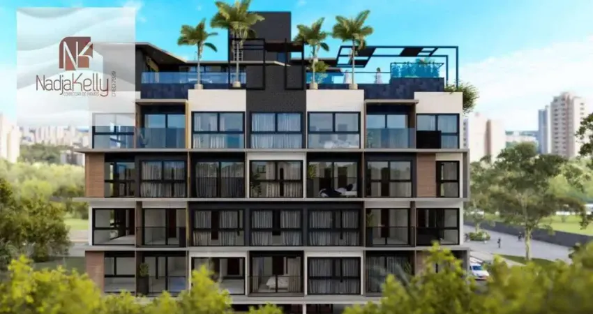 Apartamento com 1 dormitório à venda, 24 m² por r$ 250.000,00 - intermares - cabedelo/pb