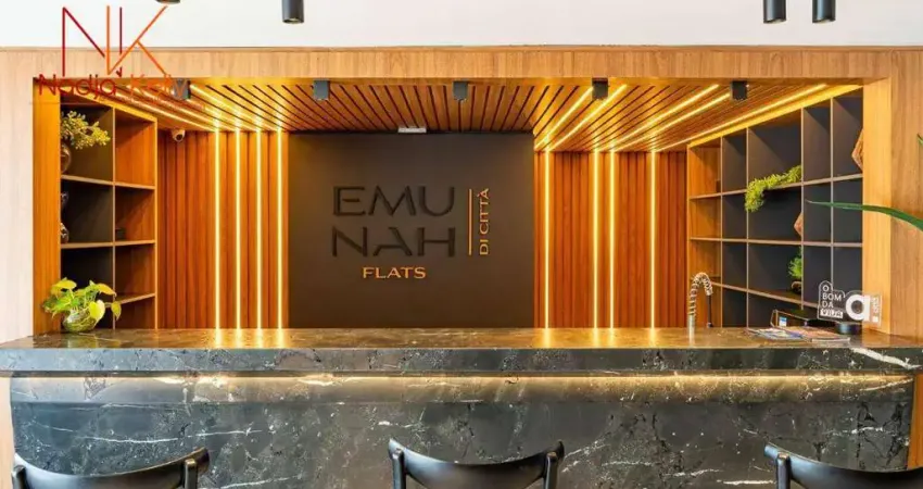 Flat com 1 dormitório à venda, 24 m² por r$ 330.000,00 - ponta de campina - cabedelo/pb